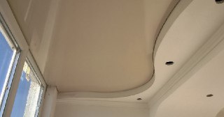 Натяжной потолок на балкон Кулебаки, цена 6332 руб.