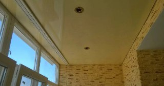 Натяжной потолок на балкон Кулебаки, цена 6332 руб.